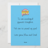 Proficiat aan de Queen of Beam Kaart (Achterkant)