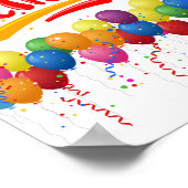 Proficiat aan een ander hoofdstuk: Happy Birthday Poster (Hoek)