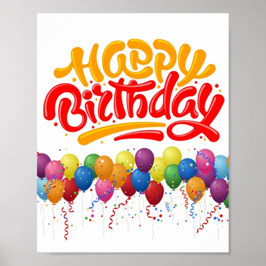 Proficiat aan een ander hoofdstuk: Happy Birthday Poster (Voorkant)