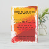 Proficiat aan een ander jaar (man) kaart (Staand voorkant)