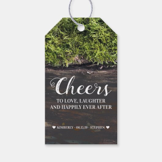 Proficiat aan Happily Ever After Wedding Cadeaulabel (Voorkant)