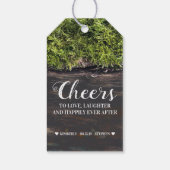 Proficiat aan Happily Ever After Wedding Cadeaulabel (Achterkant)