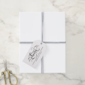 Proficiat aan Happily Ever After Wedding Cadeaulabel (Met Touw)