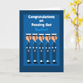 Proficiat aan het British Naval College Kaart (Gele Bloem)