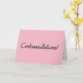 PROFICIAT! KAART (Gele Bloem)