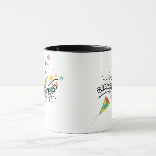 Proficiat met Confetti Mok (Midden)