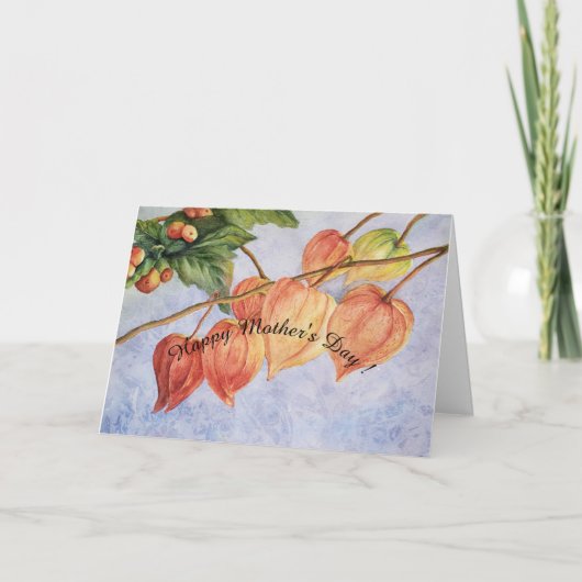 PROFICIAT MET MOEDERDAG CHINESE LANTERENS KAART (Voorkant)