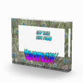 Proficiat Peacock F. Cust. Kleurenfotoblok Fotoblokken (Rechts)