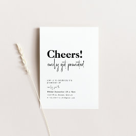 Proficiat, Promotie Nieuwe Job Party Uitnodigen Kaart