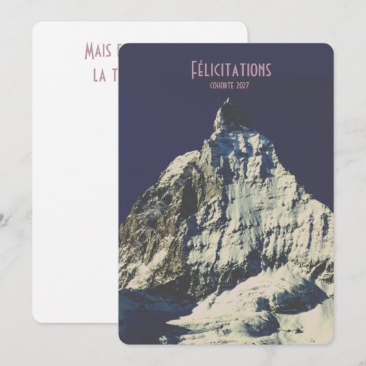 Proficiat Quebec Feestdagenkaart (Voorkant / Achterkant)