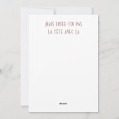 Proficiat Quebec Feestdagenkaart (Achterkant)