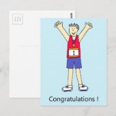 Proficiat voor hem. briefkaart (Voorkant / Achterkant)