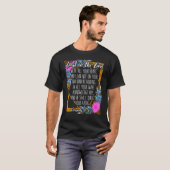 Profiel 35 6 Bijbel Verse Religious Christian Men T-shirt (Voorkant volledig)