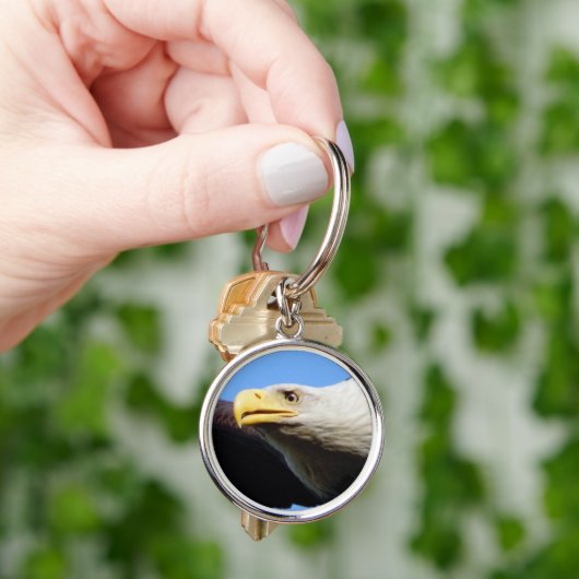 Profiel Bald Eagle Sleutelhanger (Hand)