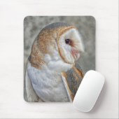 Profiel Barn Owl Muismat (Met muis)