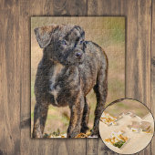 Profiel Brindle Puppy Legpuzzel