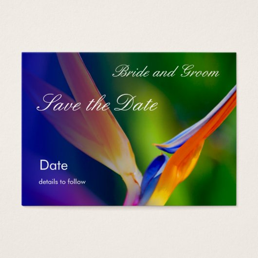 Profiel Card_Save de datum Visitekaartjes (Voorkant)