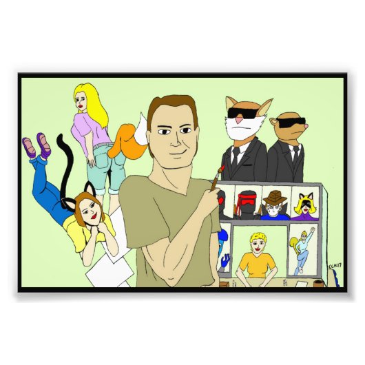 profiel foto afdruk (Voorkant)