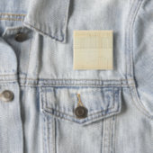 Profiel Ft Smith, Ark, Martinez, Calif Vierkante Button 5,1 Cm (In situ)