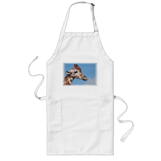 Profiel Giraffe lang Apron Schort (Voorkant)