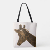 Profiel Giraffe opnieuw uitlijnen Tote Bag (Achterkant)