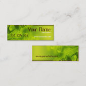 Profiel GROEN RUIMTE Mini Visitekaartje (Voorkant / Achterkant)