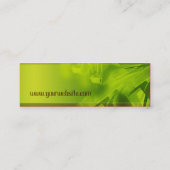 Profiel GROEN RUIMTE Mini Visitekaartje (Achterkant)