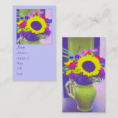 Profiel Neon Bouquet Visitekaartje (Voorkant / Achterkant)