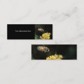 profiel of visitekaartje, bijen mini visitekaartje (Voorkant / Achterkant)