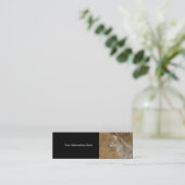 profiel of visitekaartje, coyote mini visitekaartje (Staand voorkant)