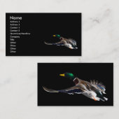 profiel of visitekaartje, eend visitekaartje (Voorkant / Achterkant)