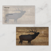 profiel of visitekaartje, elandtapijt visitekaartje (Voorkant / Achterkant)