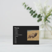 profiel of visitekaartje, elk visitekaartje (Staand voorkant)