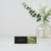 profiel of visitekaartje, kolibrie mini visitekaartje (Staand voorkant)