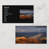 profiel of visitekaartje, landschap visitekaartje (Voorkant / Achterkant)