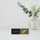 profiel of visitekaartje, normaal mini visitekaartje (Staand voorkant)