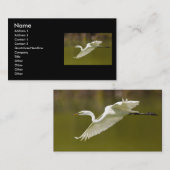 profiel of visitekaartje, normaal visitekaartje (Voorkant / Achterkant)