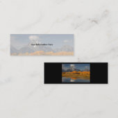 profiel of visitekaartje, oxboogbobend mini visitekaartje (Voorkant / Achterkant)