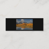 profiel of visitekaartje, oxboogbobend mini visitekaartje (Achterkant)