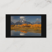 profiel of visitekaartje, oxboogbobend visitekaartje (Achterkant)