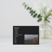 profiel of visitekaartje, regenboog visitekaartje (Staand voorkant)