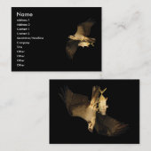 profiel of visitekaartje, sprei visitekaartje (Voorkant / Achterkant)