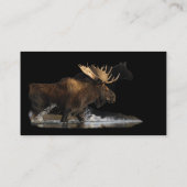 profiel of visitekaartje, vloeiende spatten visitekaartje (Achterkant)