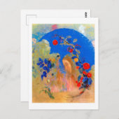 Profiel onder een Arch, Redon Briefkaart (Voorkant / Achterkant)