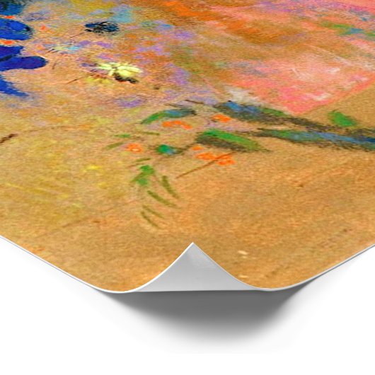 Profiel onder een Arch, Redon Poster (Hoek)