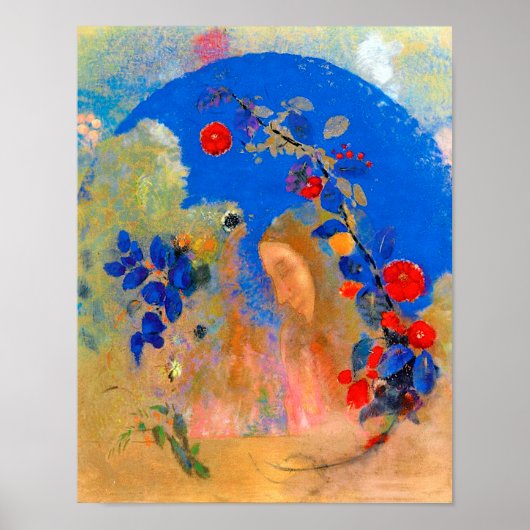 Profiel onder een Arch, Redon Poster (Voorkant)