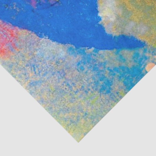 Profiel onder een Arch, Redon Tissuepapier (Detail)