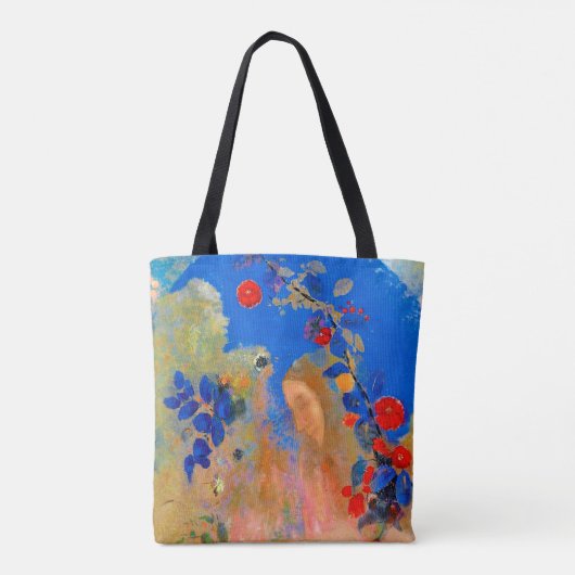 Profiel onder een Arch, Redon Tote Bag (Achterkant)