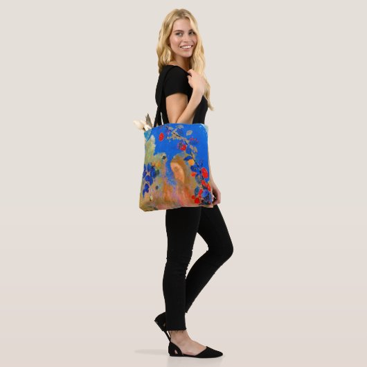 Profiel onder een Arch, Redon Tote Bag (Op model)