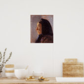 Profiel Portret van Skagen Woman Poster (Keuken)